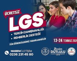 Manisa Büyükşehir’den LGS Adaylarına Ücretsiz Tercih Desteği