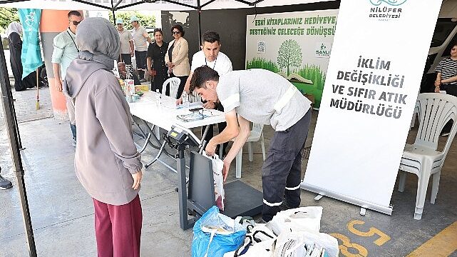 Nilüfer’de atık kağıtları getiren hediye kazanıyor