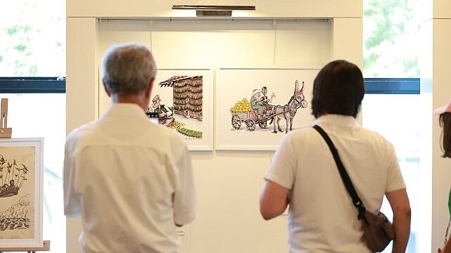 Osmangazi’de Göçün Hikayelerini Karikatürlerle Anlatan Sergi