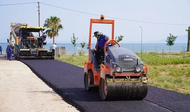Sakız Ağacı yolunda asfalt tamam, yeni etaplar planlandı