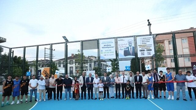 Süleymaniye Mahallesinde Yeni Semt Sahası Törenle Açıldı