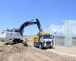 Termal Sera Çevre Düzenlemesi Yapılıyor