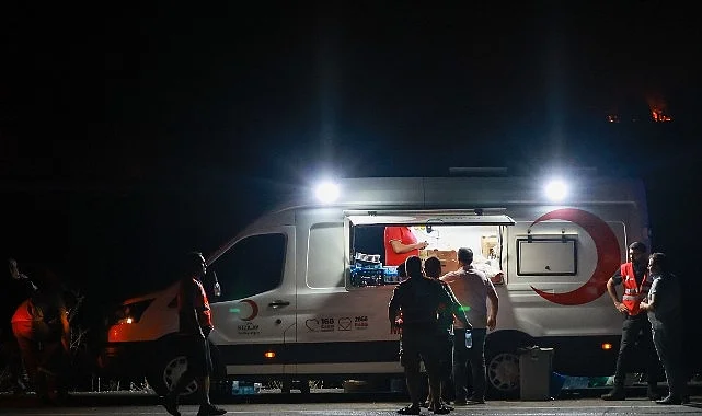 Türk Kızılay, Orman Yangınlarında 26 Noktada Sahada