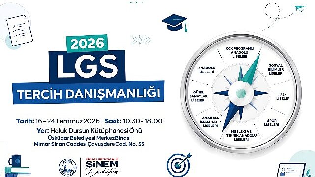 Üsküdar Belediyesi’nden LGS Tercih Döneminde Ücretsiz Rehberlik Desteği