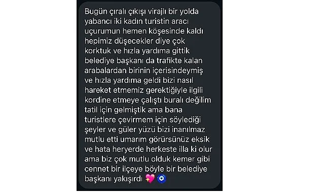 Başkan Topaloğlu’nun duyarlılığı takdir topladı