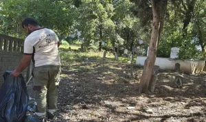 Derince’de mezarlıklara titiz bakım