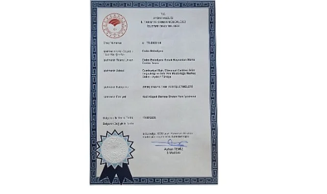 Didim Belediyesi Sokak Hayvanları Mama Üretim Tesisine İşletme Onay Belgesi Verildi