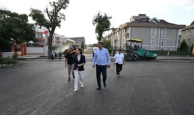 Kartepe’de Asfalt Çalışmaları Devam Ediyor