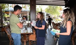 Kemer Belediyesi’nden esnafa sıfır atık bilgilendirmesi