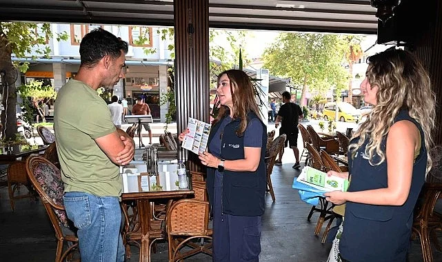 Kemer Belediyesi’nden esnafa sıfır atık bilgilendirmesi