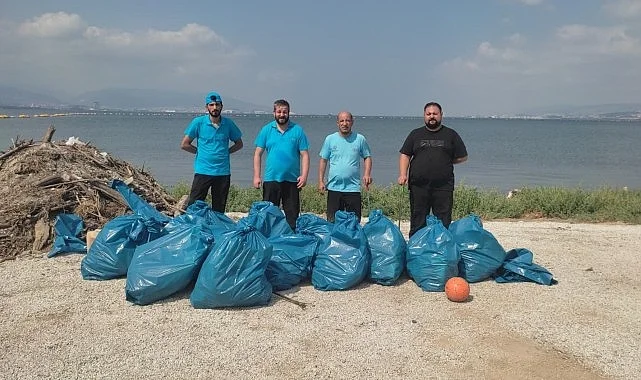 Kocaeli’nin kıyı şeritleri 10 ton atıktan arındırıldı