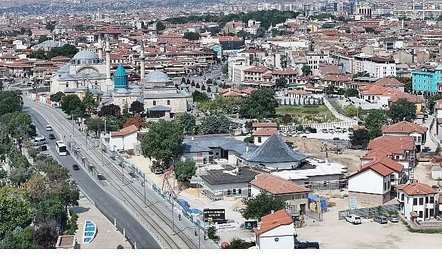 Mevlevi Dergahı İnşaatını İnceleyen Başkan Altay: “Büyük Bir Dönüşümü Türkiye’ye Örnek Şekilde Yürütüyoruz”