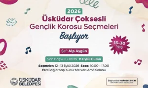 Üsküdar Belediyesi Çok Sesli Gençlik Korosu Yeni Seslerini Arıyor