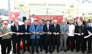 Osmangazi’de Modern Bir Pazar Alanı Daha Hizmete Girdi